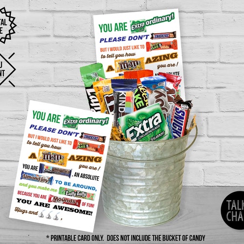 PRINTABLE Retirement Candy Bar Poster PRINTABLE Candy Gram Etsy Hong Kong