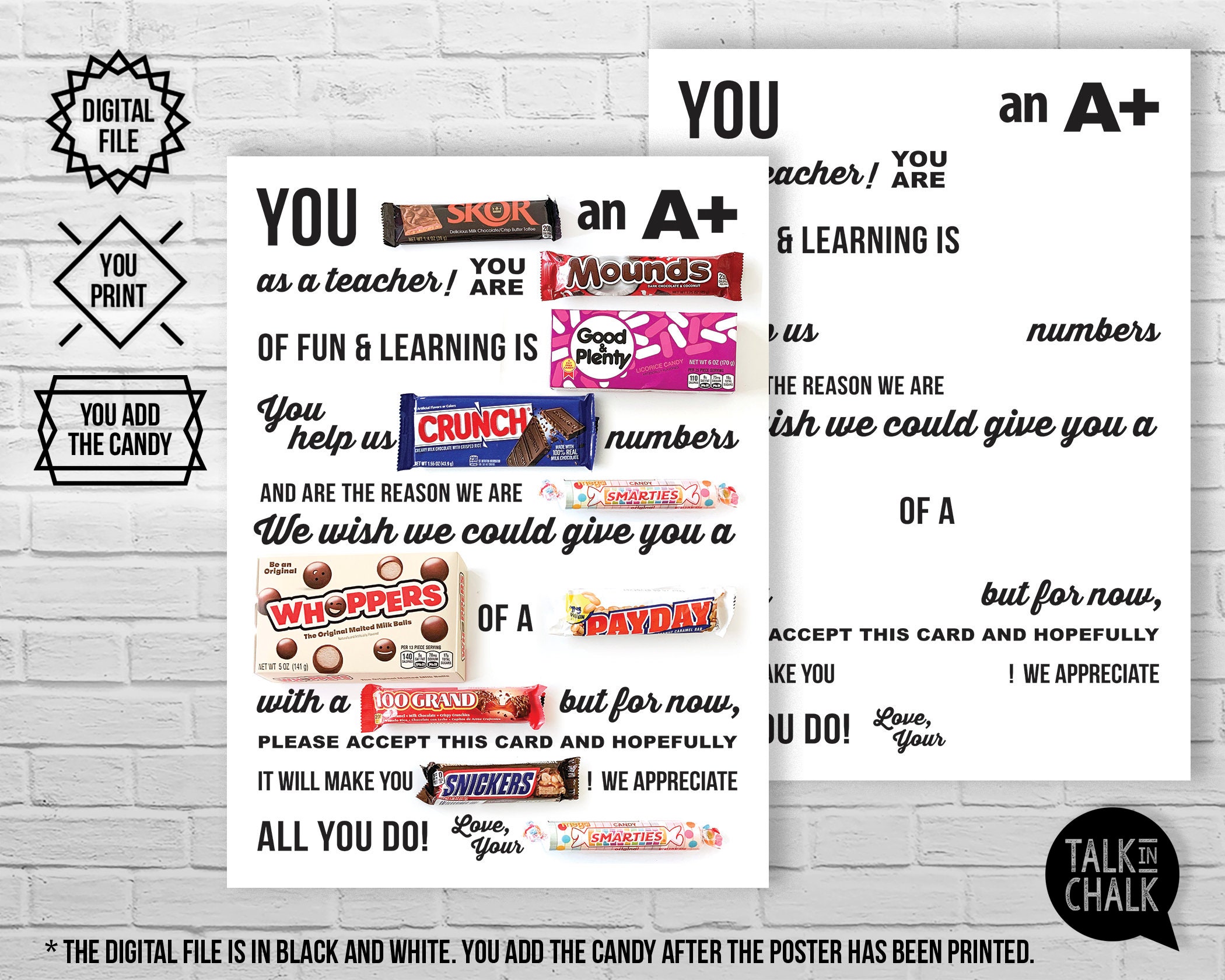 Teacher Appreciation Candy Printables - Il Fullxfull.3647102435 1903 