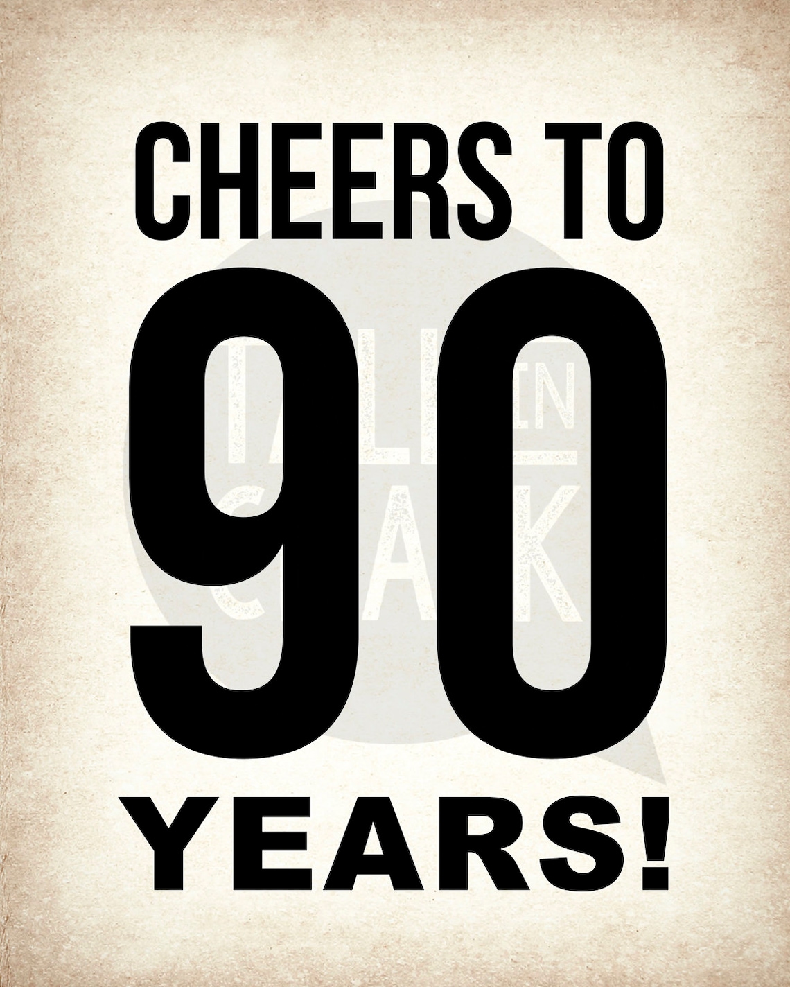 90th Birthday PRINTABLE Sign Pack 90th Birthday DIGITAL - Etsy