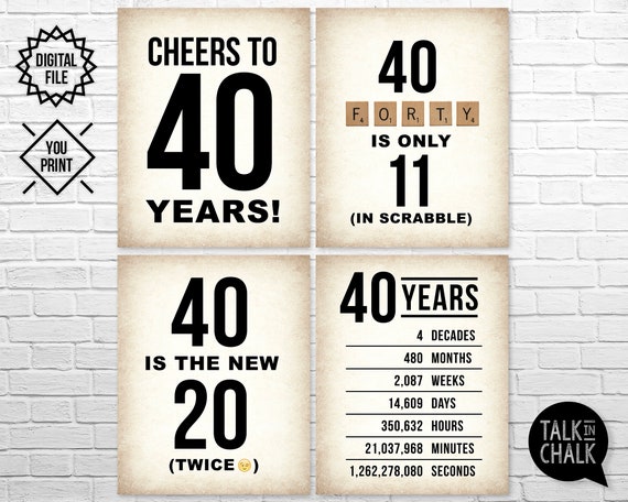 Las mejores 210 ideas de 40 Años  letreros divertidos para fiestas,  letreros para fiesta, carteles para fiestas