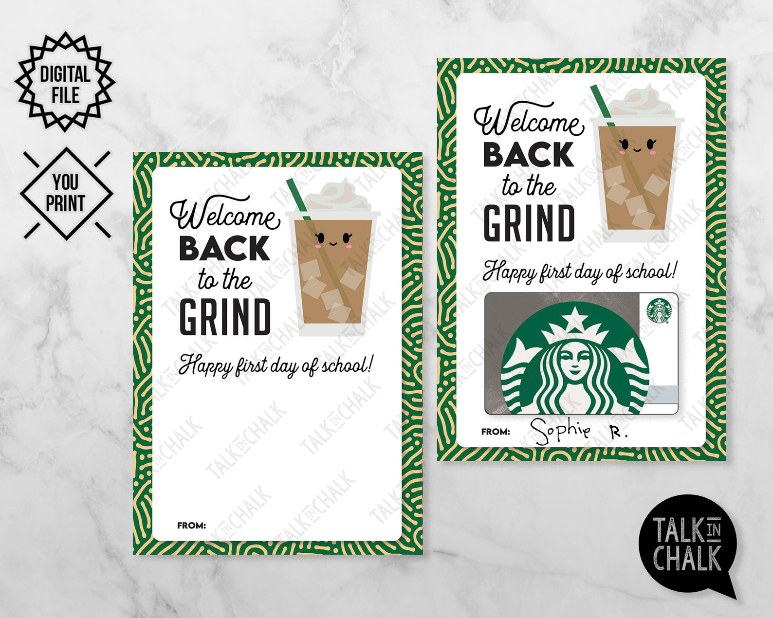 Printable Starbucks Gift Card Holder Printable Word Searches