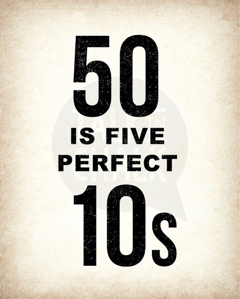 50th Birthday PRINTABLE Sign Pack 50th Birthday DIGITAL | Etsy