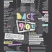 Back to the 90s PRINTABLE Poster 90s Party Decorations Decades Party ...