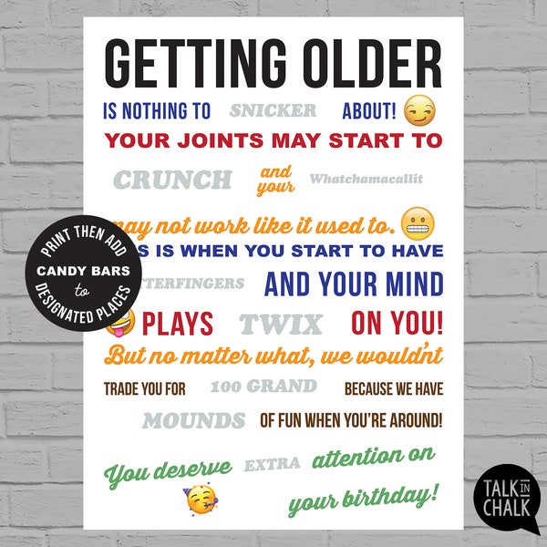 Funny Candy Bar Birthday - Etsy