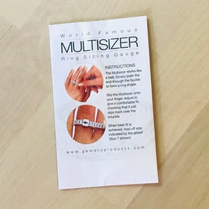 Multisizer, ring sizer, adjustable ring sizer, US ring sizer. image 2