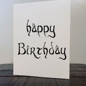 "Happy Birthday ""One Birthday to Rule Them All"" Innenseitenkarte