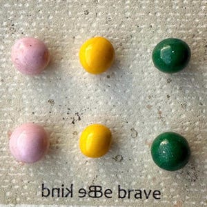 Lot de clous Chubby Chic – Boucles d'oreilles couleur bonbon en pâte polymère (lot de 3) Göteborg en novembre