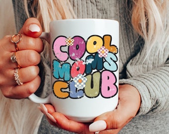 Cool Moms Club Mug, Mug for Mom, Mother's Day Coffee Mug, Mom Est 2023, Mothers Day Gift for New Mom Gift, Baby Shower Gift, Pregnancy Gift