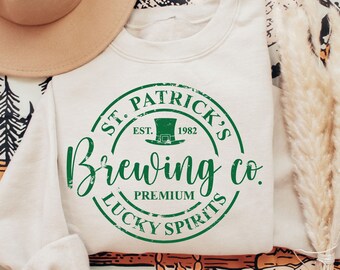St. Patrick's Day Shamrock Sweatshirt, Irish Shamrock Sweatshirt, Saint Patricks Day Sweatshirt Women, St Patricks Hoodie, St Paddys Sweater