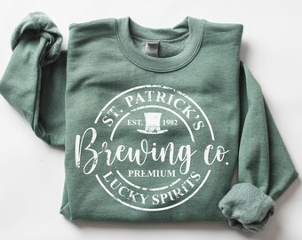 St. Patrick's Day Shamrock Sweatshirt, Irish Shamrock Sweatshirt, Saint Patricks Day Sweatshirt Women, St Patricks Hoodie, St Paddys Sweater