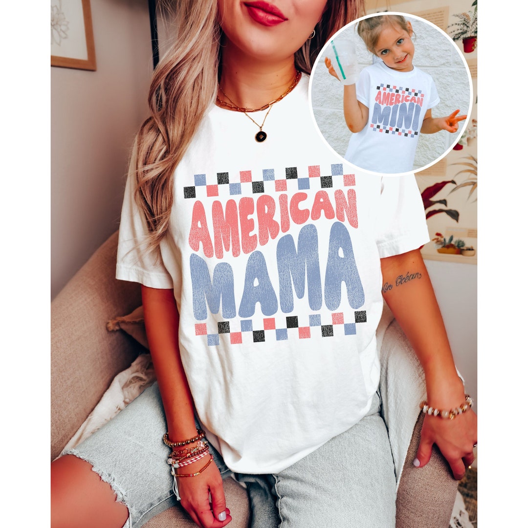 mommy and me matching 4th of july shirts