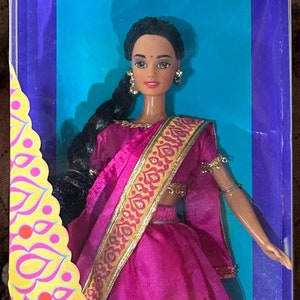 Mattel Dolls of the World Indian India Barbie Doll 1999 NRFB Vintage 14451