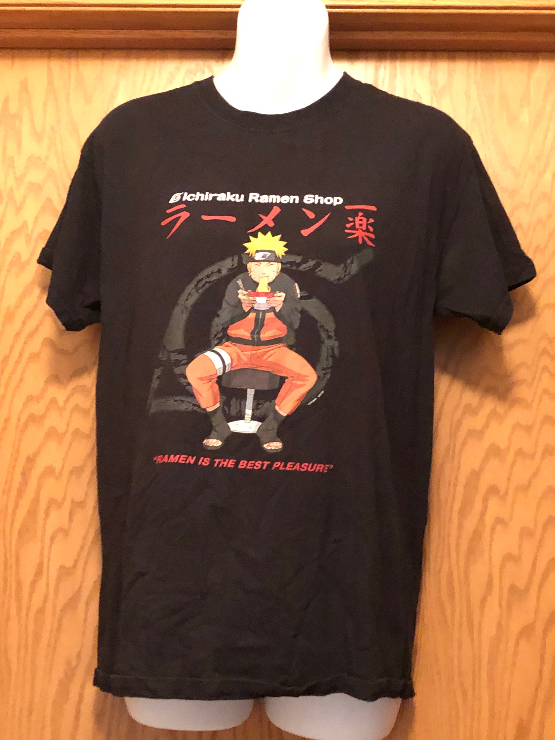  Naruto Shippuden Men's Naruto Uzumaki In Action Orange Kanji  T-Shirt, Medium : Clothing, Shoes & Jewelry