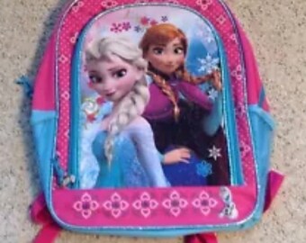 Disney Frozen Girls Backpack Anna Elsa 16 Etsy