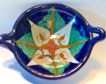 1960s Vintage Folk Art Pottery ウベダ IDEE 1960s Vintage Folk Art Pottery ウベダ IDEE（zöld magyaros