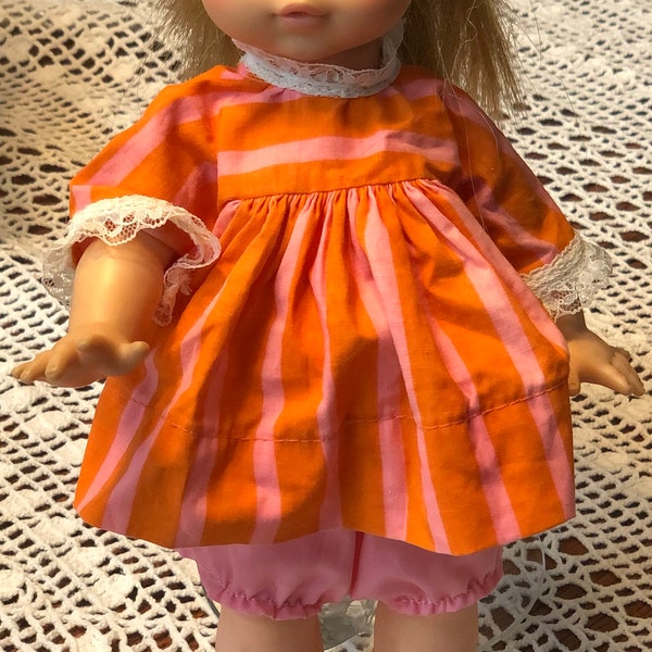 Horseman 1967 Little Girl Doll Plastic Original Outfit Vintage 13” Tall