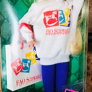Mattel FAO Schwarz Shopping Spree Barbie Doll 1994 NRFB #12749 NRFB Vintage