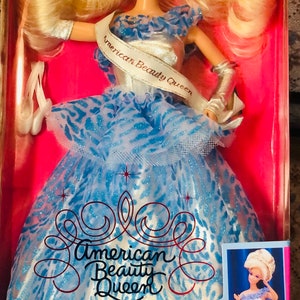 Mattel American Beauty Queen Barbie Doll 1991 NRFB #3137