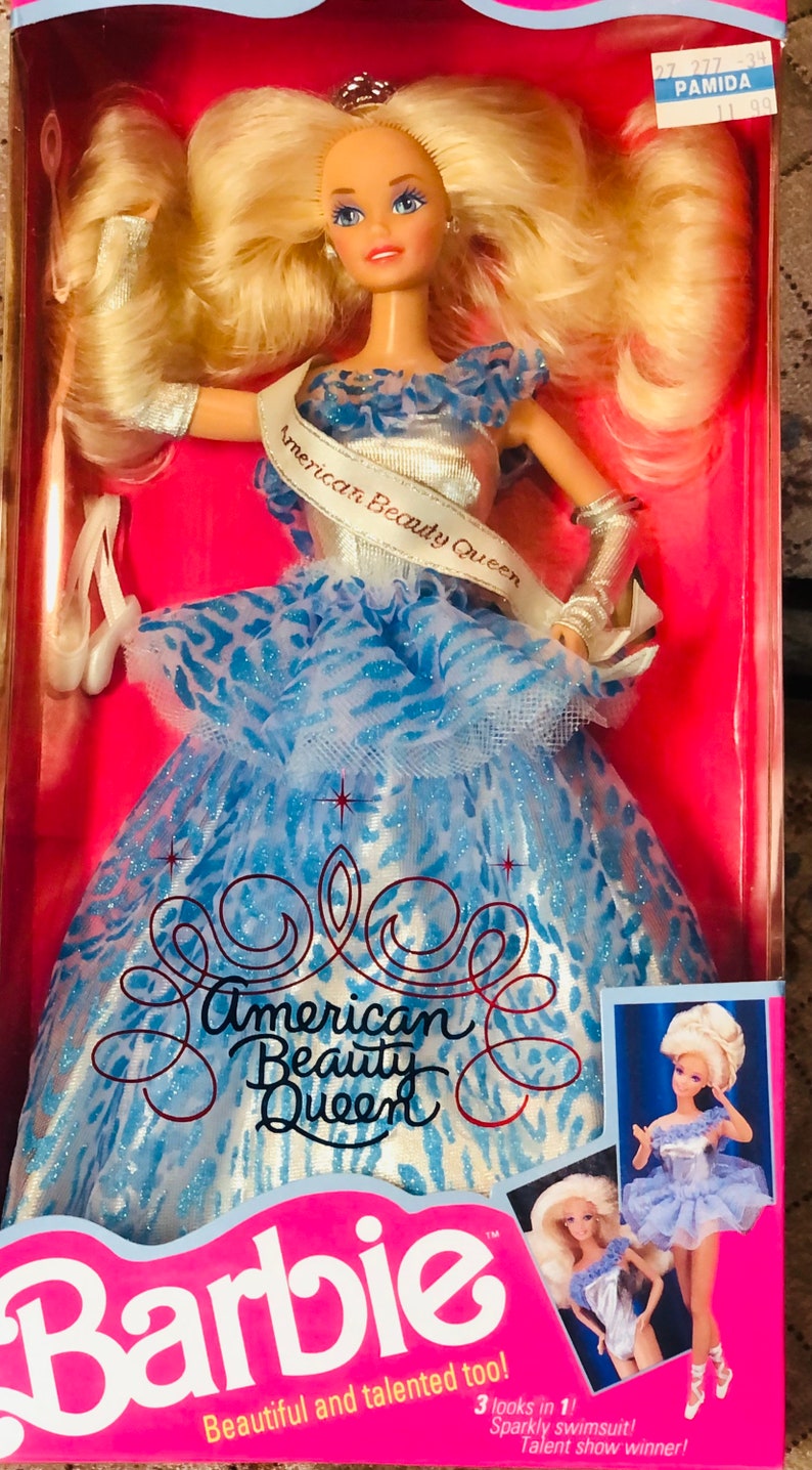 Mattel American Beauty Queen Barbie Doll 1991 NRFB 3137 Etsy