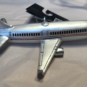 Robert Stanley Christmas Ornament White Airplane