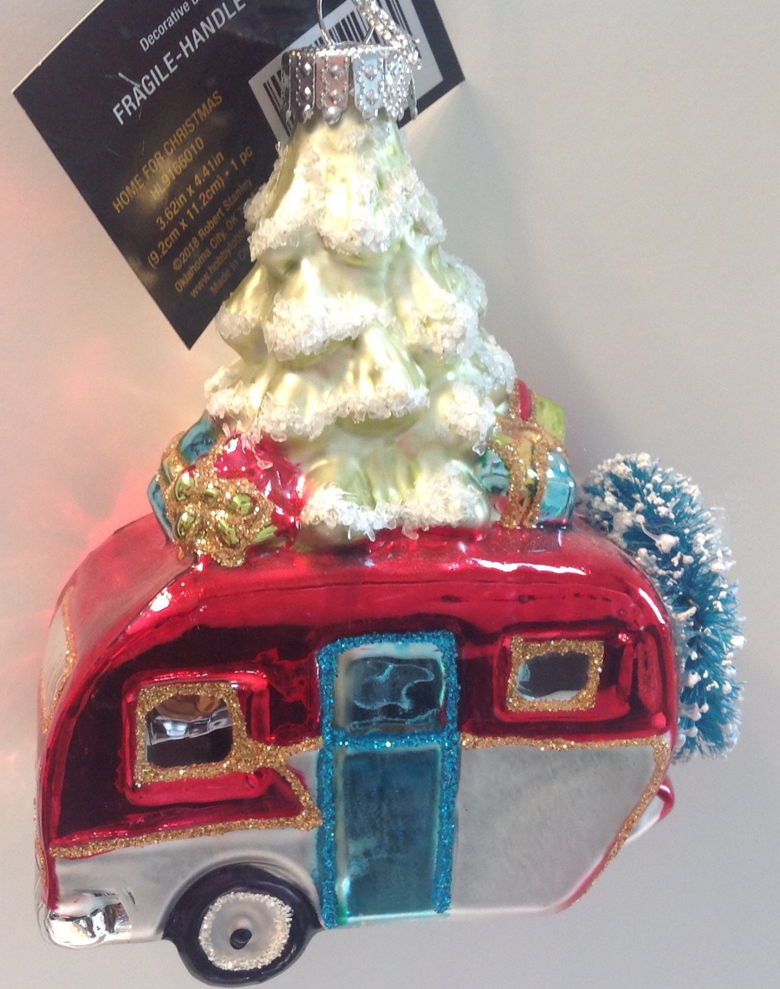 Robert Stanley Christmas Ornament Glass Retro Camper Travel | Etsy