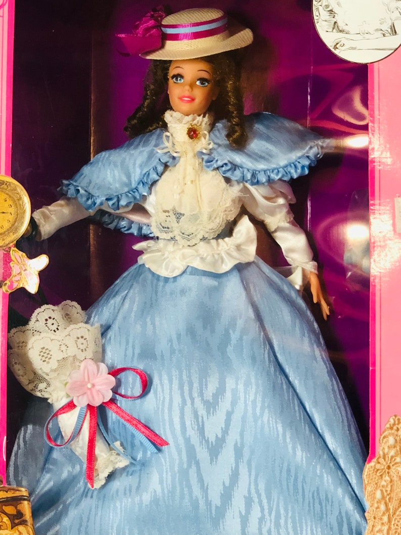 Mattel Great Eras Gibson Girl Barbie Poupée NRFB vintage 1993 NRFB 3702 Brunette image 4