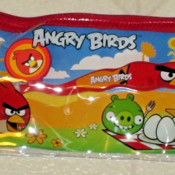 Angry Birds Childrens Travel Toothbrush & Case Kit