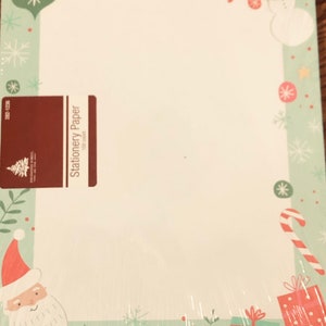 Verzaubertes Computerdruckpapier 100 Blatt Weihnachten Santa Geschenke Border 8,5x11 Bastelbedarf