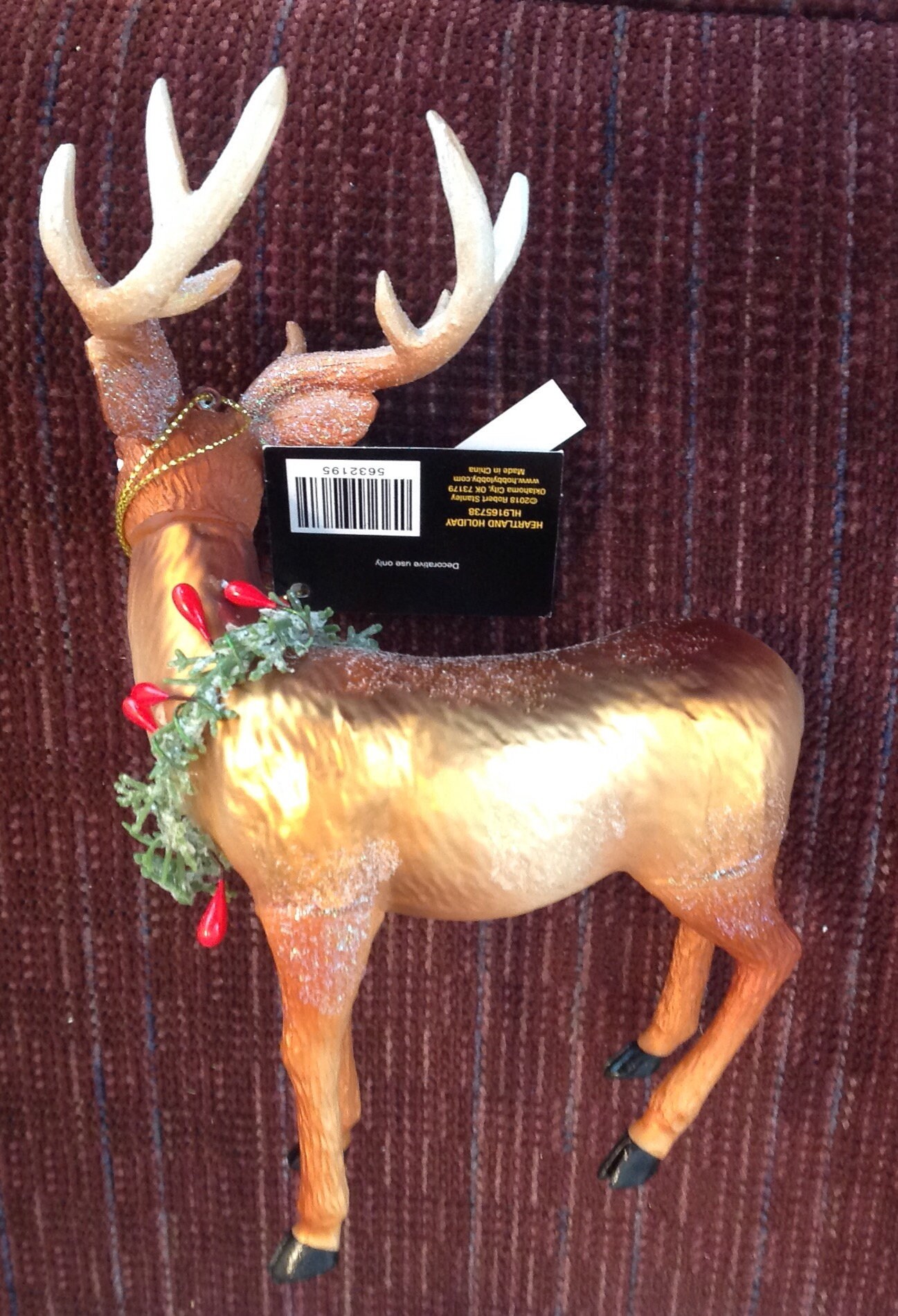 Robert Stanley Christmas Ornament Majestic Reindeer Etsy
