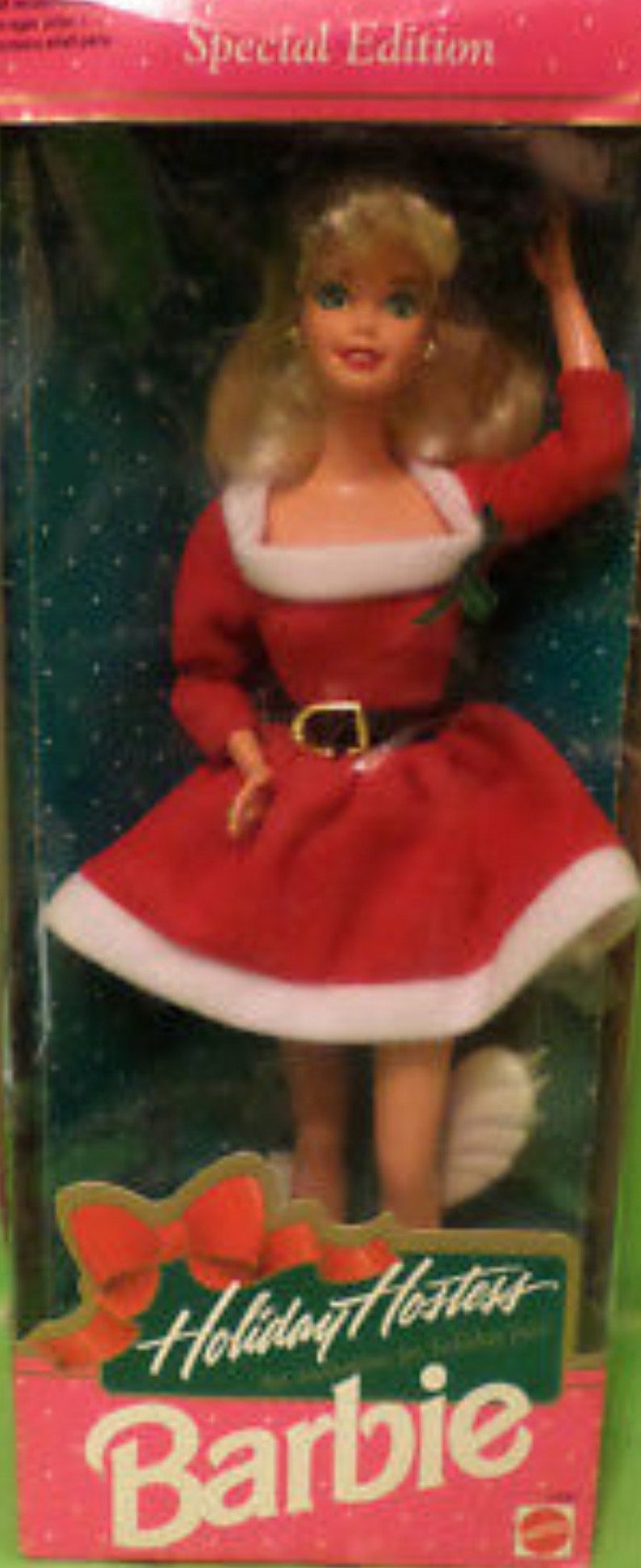 christmas barbie red dress