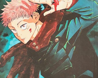 Jujutsu Kaisen Manga Volumen 1 Edición en inglés Libro de tapa blanda Cómic Anime