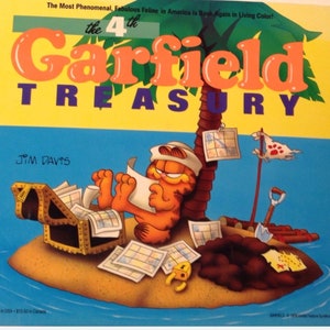 Garfield Treasury 4th Jim Davis Paperback Book