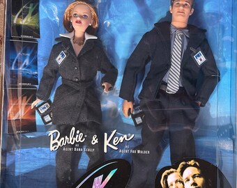 1998 Barbie and Ken - the X Files Gift Set - Etsy