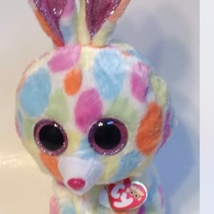Ty Beanie Boos Bloomy the Easter Bunny 9 Inch Medium Buddy Retired Etsy