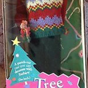 Tree Trimming Barbie Doll Mattel Christmas 1998 NRFB 22967 Vintage