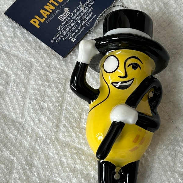 Christmas Mr Peanut Etsy