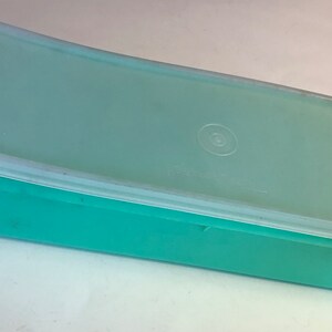 Vintage Jadeitgrön Tupperware 892-5 Selleri Grönsakslåda med lock