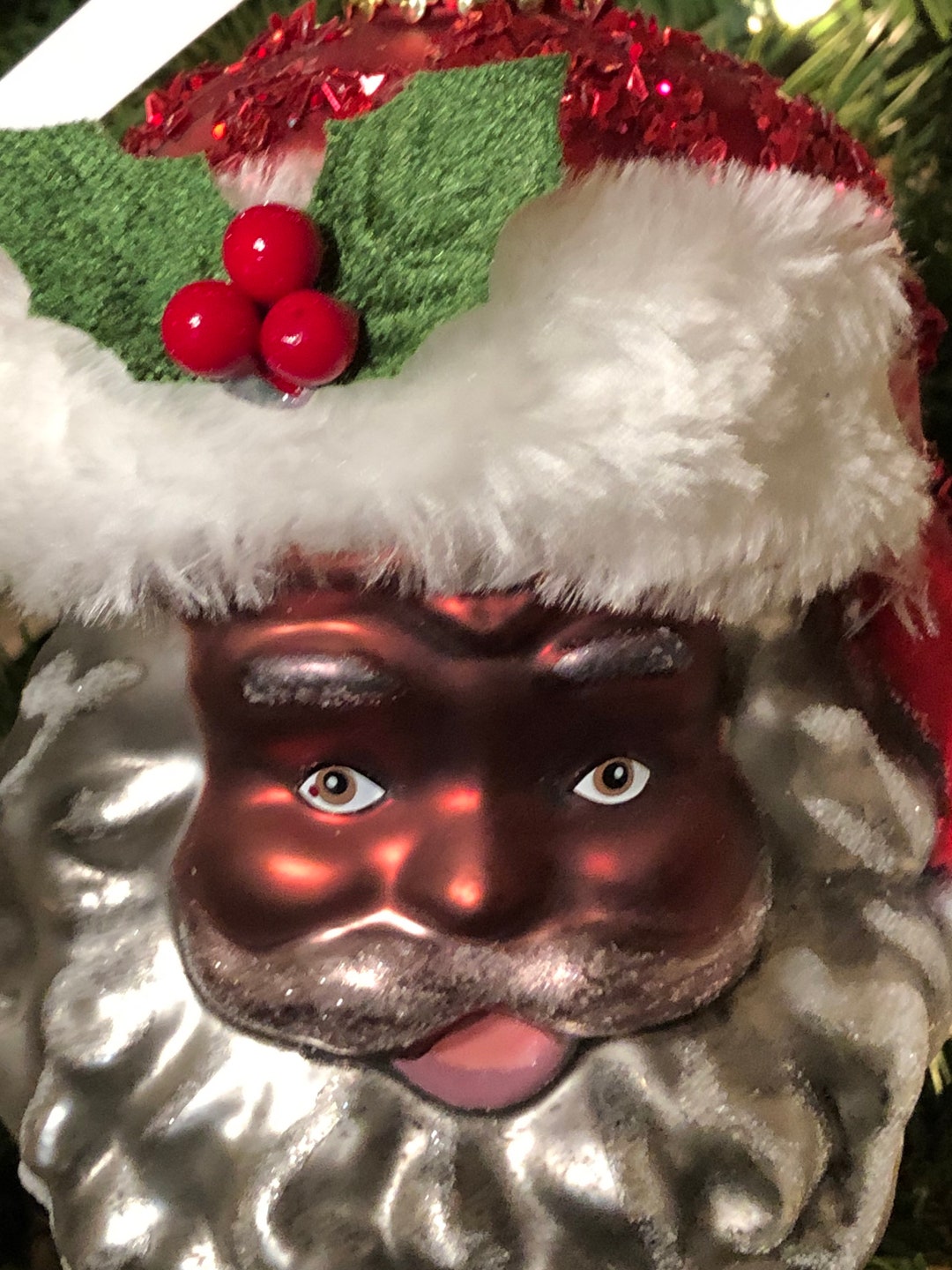 Robert Stanley Christmas Ornament Glass Black African American Etsy