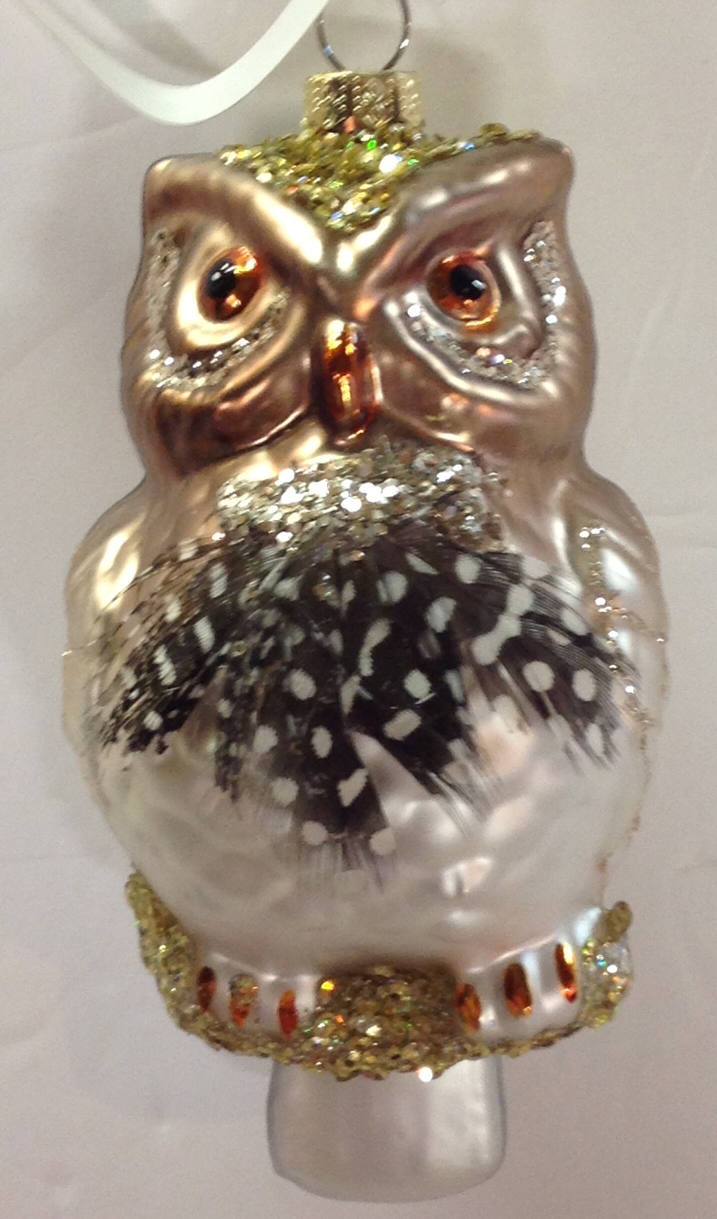 Robert Stanley Christmas Ornament Feathered Owl New w/Tags Etsy