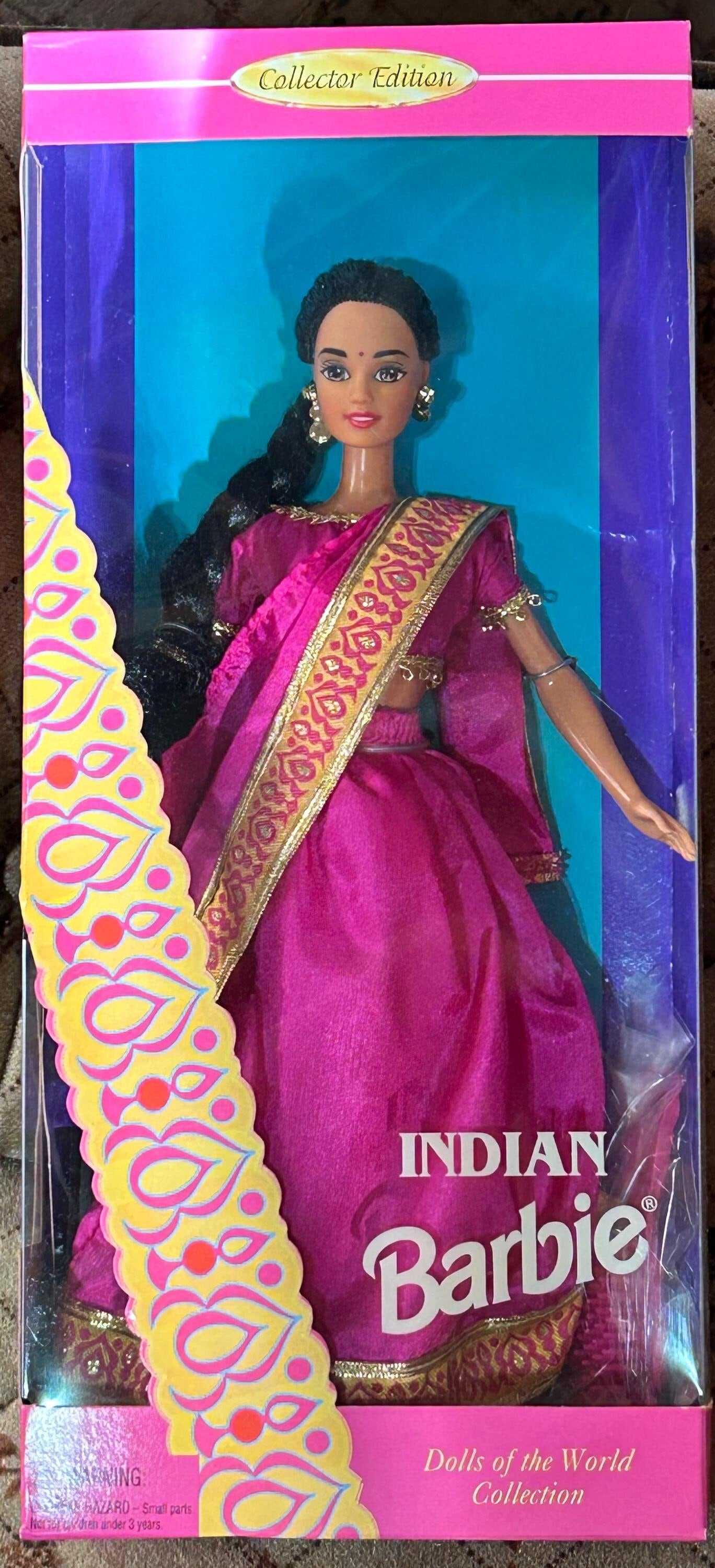 Muñecas Mattel del mundo Muñeca Barbie india de la India 1999 NRFB