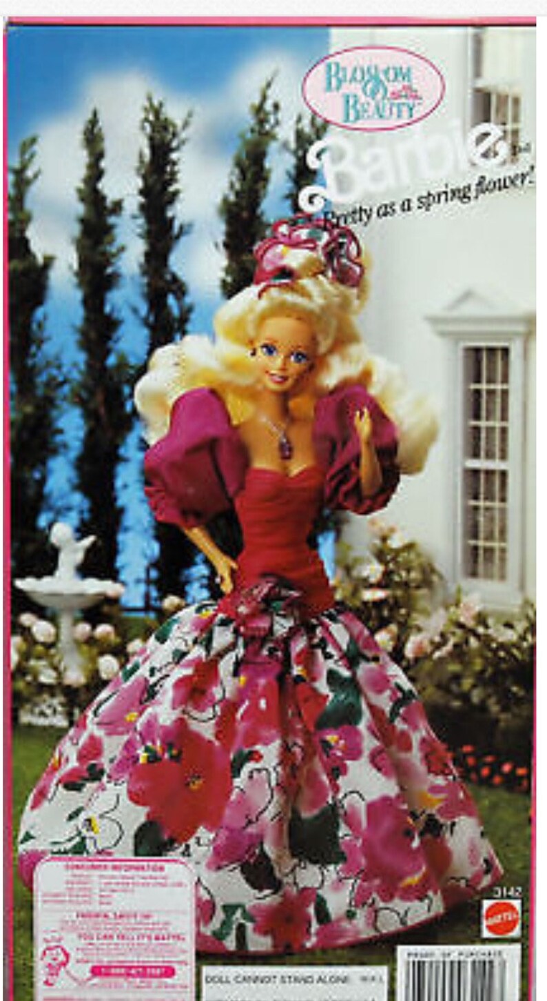 Barbie Doll Blossom Beauty NRFB 1991 Mattel 3142 Vintage Etsy