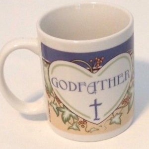 Coffee Mug Godfather Walking Beside Me Love Guide Godparent