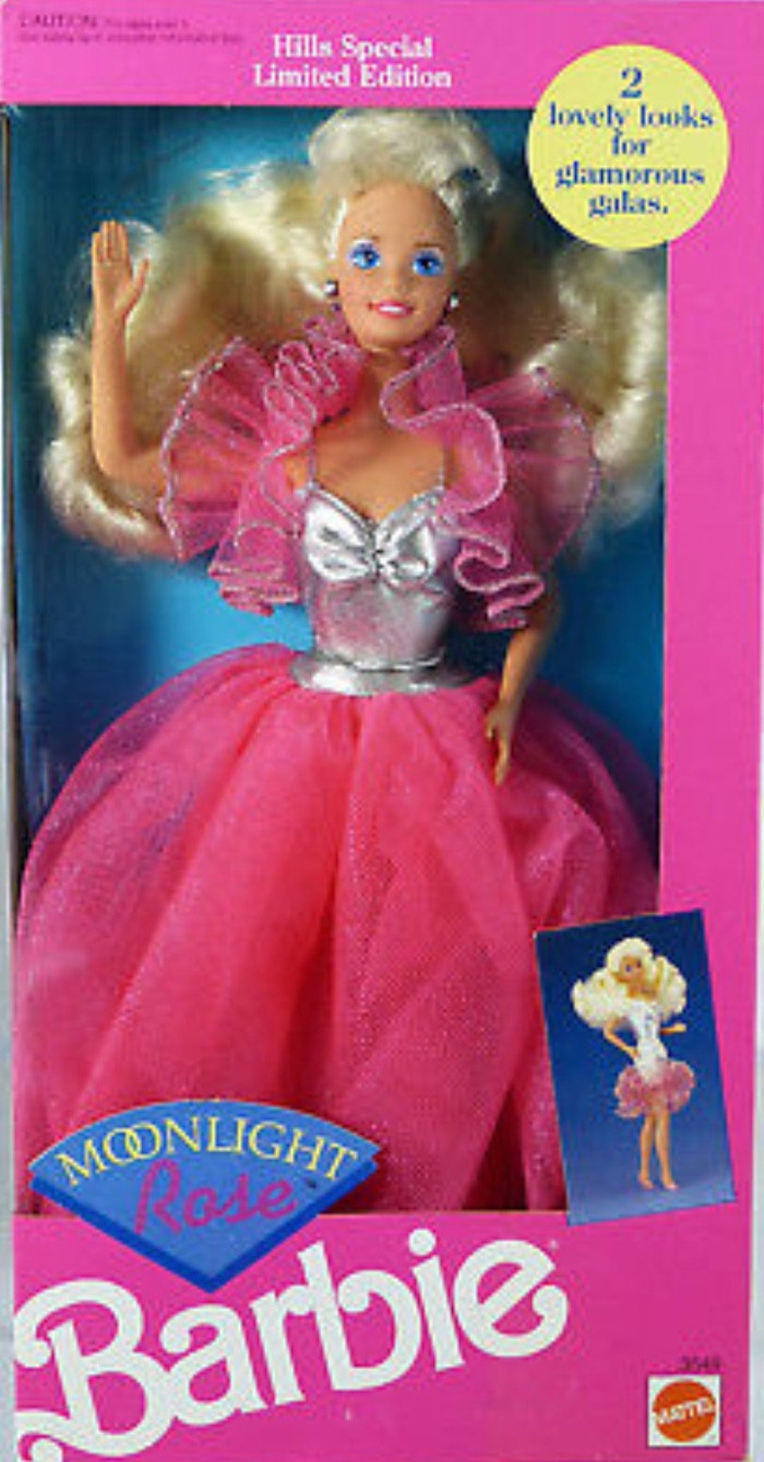 Barbie Doll 1991 Moonlight Rose Hills Special Limited Barbie Doll 1991 Moonlight Rose Hills Special Limited