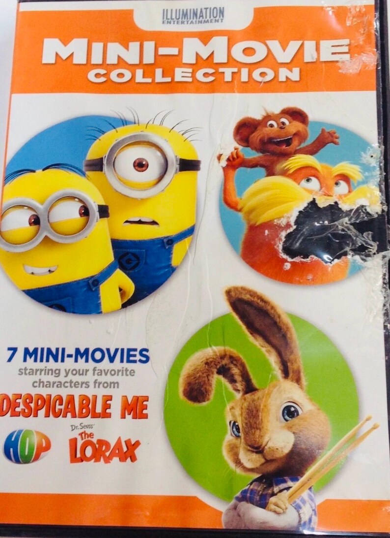 Minions Despicable Me 7 Mini Movie Collection DVD Family Animation - Etsy