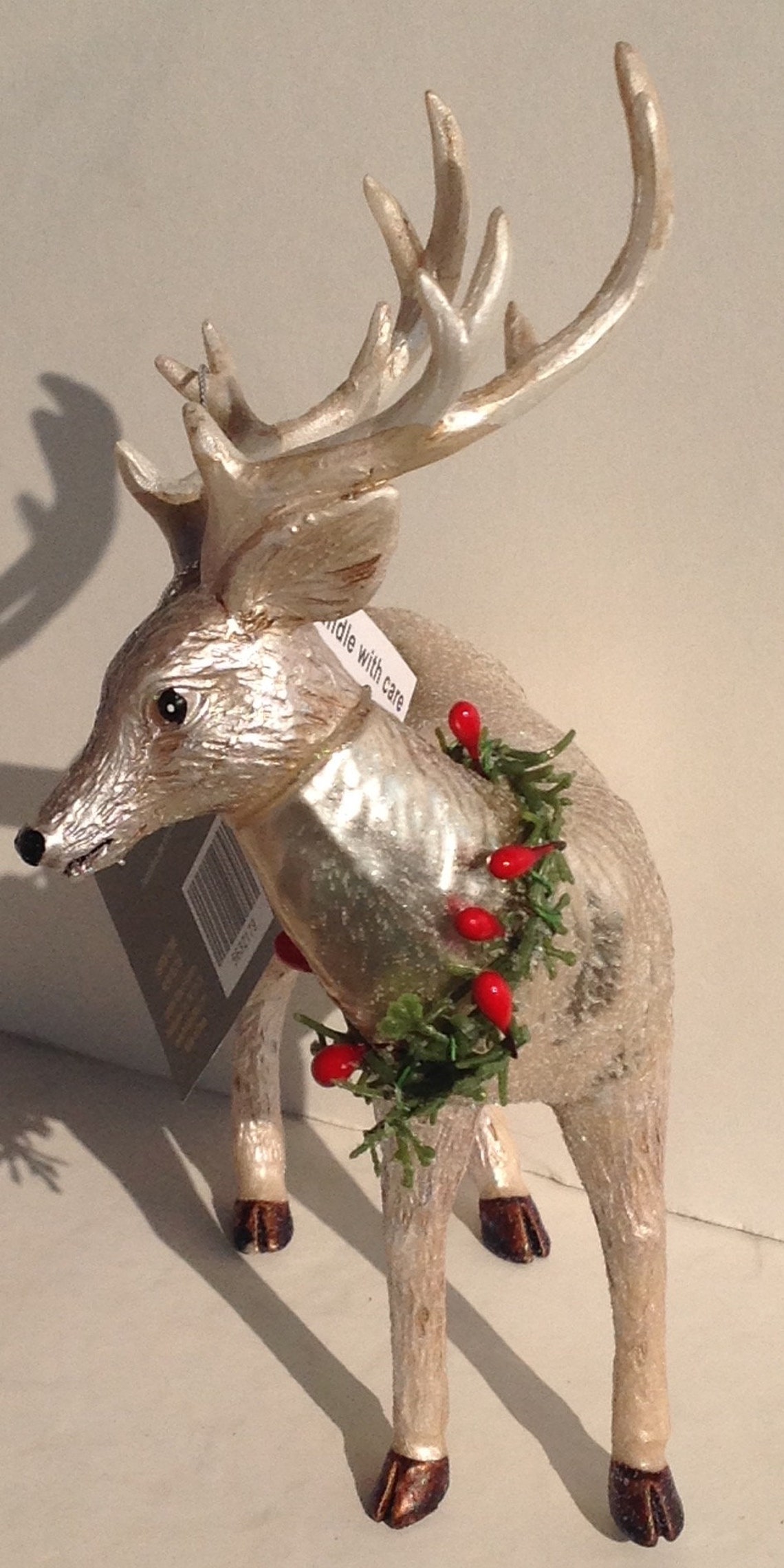 Robert Stanley Christmas Ornament Majestic White Buck Reindeer | Etsy