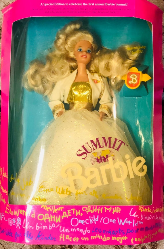 Mattel Summit Barbie Doll 1990 NRFB #7027 Vintage Blonde Special
