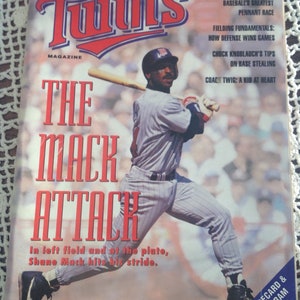 Juni 1992 Minnesota Twins Souvenir Magazine Program