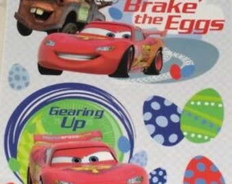 Static Window Clings Disney Cars Don't Break The Easter Eggs New Crafts Scrapbooking