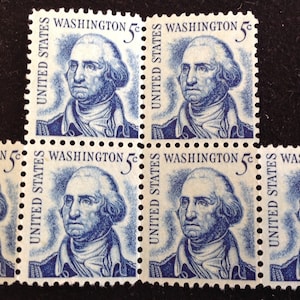 Washington 5 cent blue stamp - Etsy 日本