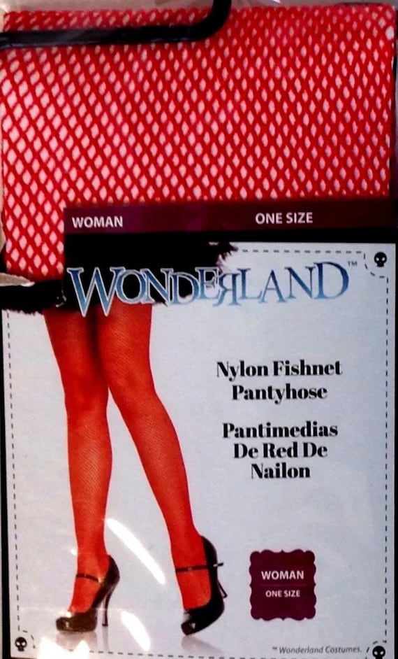 French Gerbe 1990s Women Vintage Big Fishnet Pantyhose Fashion